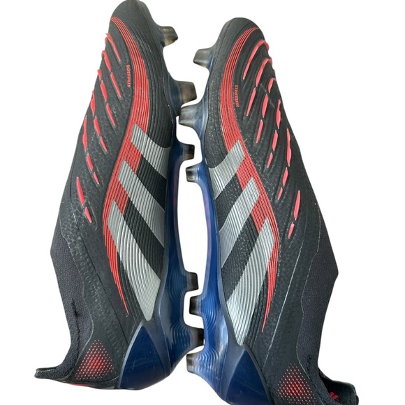 Adidas Predator Pro FT FG Junior Boys Soccer Cleats Black Red Size US 6/EU 38.5. - Picture 10 of 16